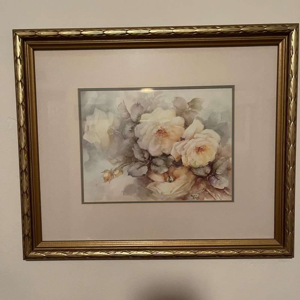 Sonie Ames Framed Rose Pictures